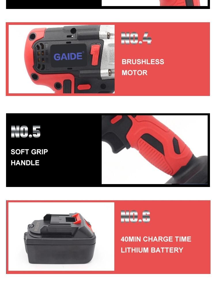 Gaide Cordless Impact Screwdriver Rechargeable