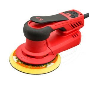 Random Orbit Sander 5&quot; 6 Variable Speed Electric Orbital Sander with 2 Polishing Buffing Pads and 12 Sanding Disc