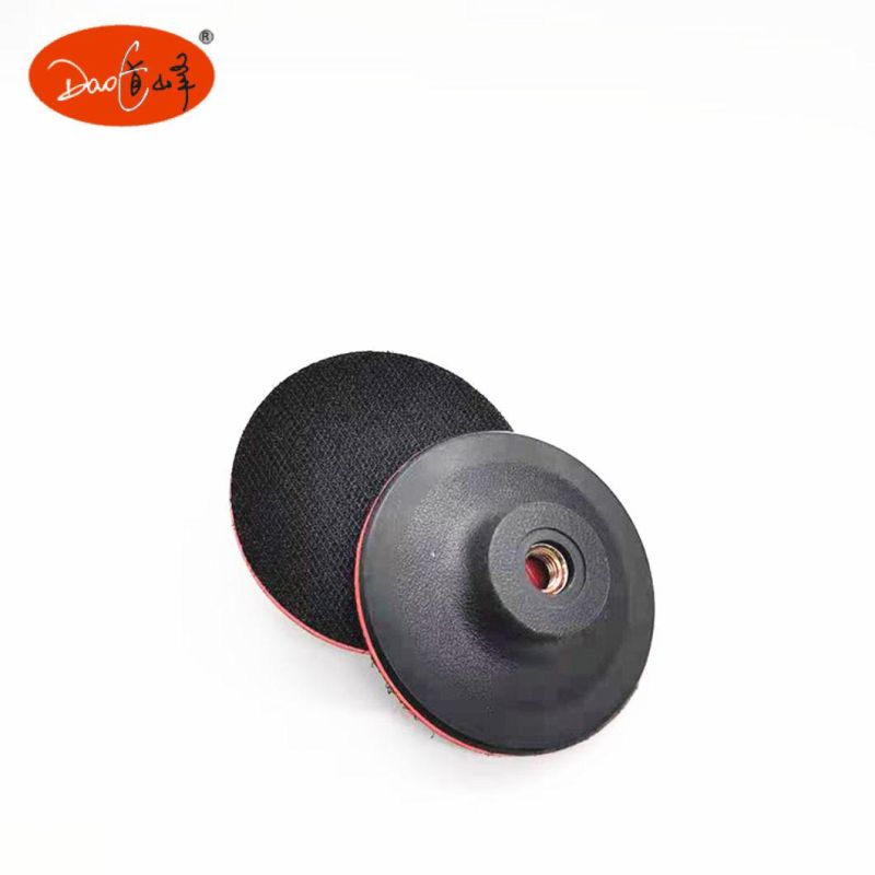Daofeng 5inch 125mm Sanding Disc Backing Pad Black&Red