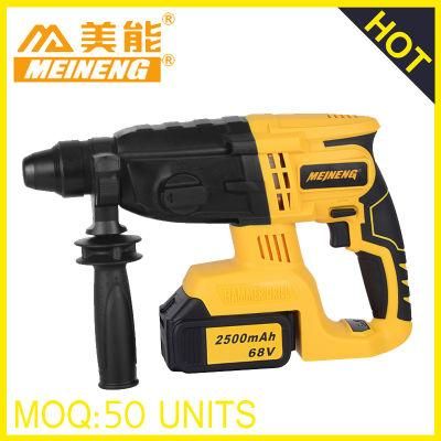 Mn-26b Industrial Lithium Battery 68V Max Rotary Hammer, Maximum Borehole Diameter&#160; 26mm Power Tools