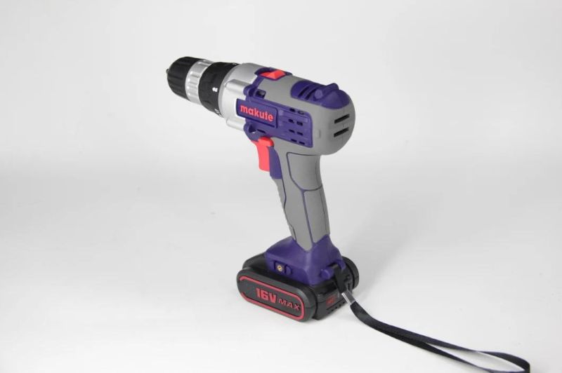 Makute 10mm 16V Cordless Drill with Li-ion Battery