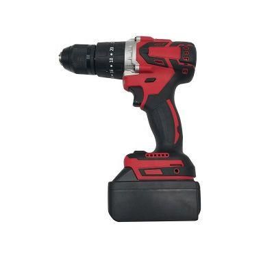 Wosai 2022 Electric Screw Driver Brushless Impact Hammer Drill 13mm Impact Drill