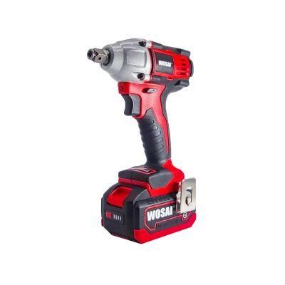 Electric Rechargeable Brushless Impact Wrench Cordless 1/2 Socket Wrench Power Tool