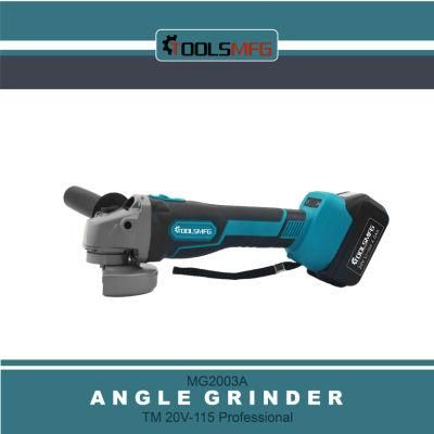 Toolsmfg 20V Electric Cordless Brushless Power Angle Grinder