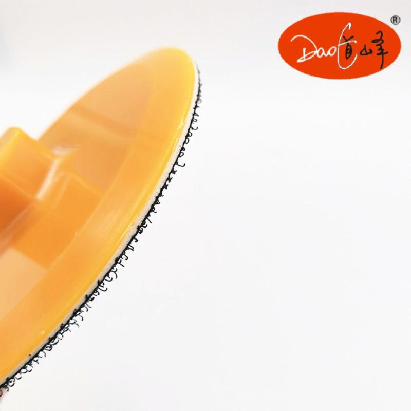 Daofeng 4inch 100mm Sanding Disc Backing Pad (yellow)