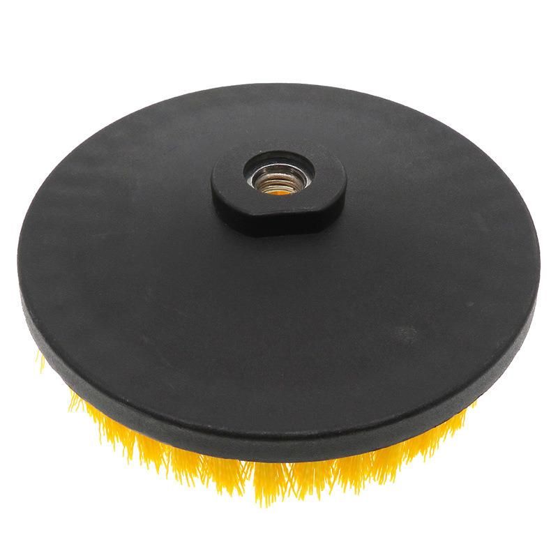 Electric Cleaning Brush 6 Inch Hollow Rodless M14-2 Yellow Electric Cleaning Brush Head