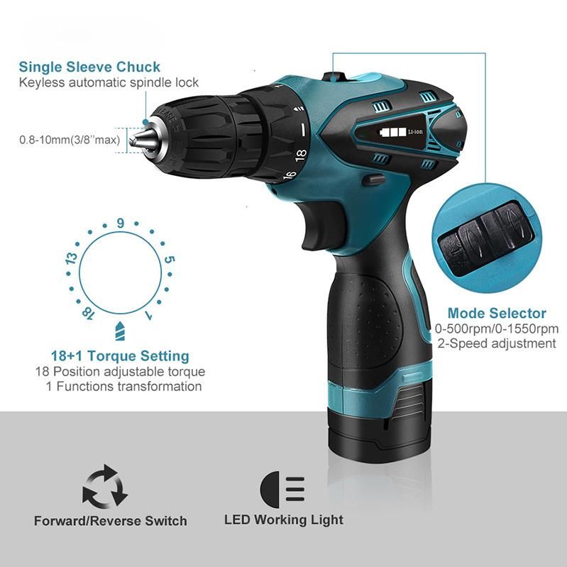 Electric Drill Nail Micro Hand Professional Demolition Hammer Mini Earth Set Surgical Bone Veggie Corer Augers Power Drills