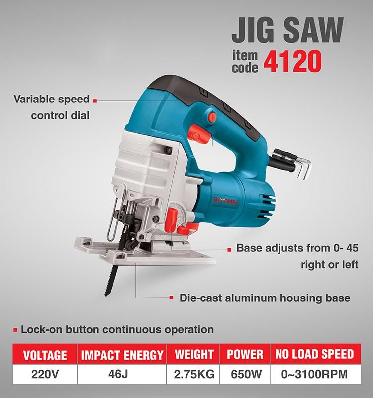 Behappy 650W Professional Wood Jig Saw Machine