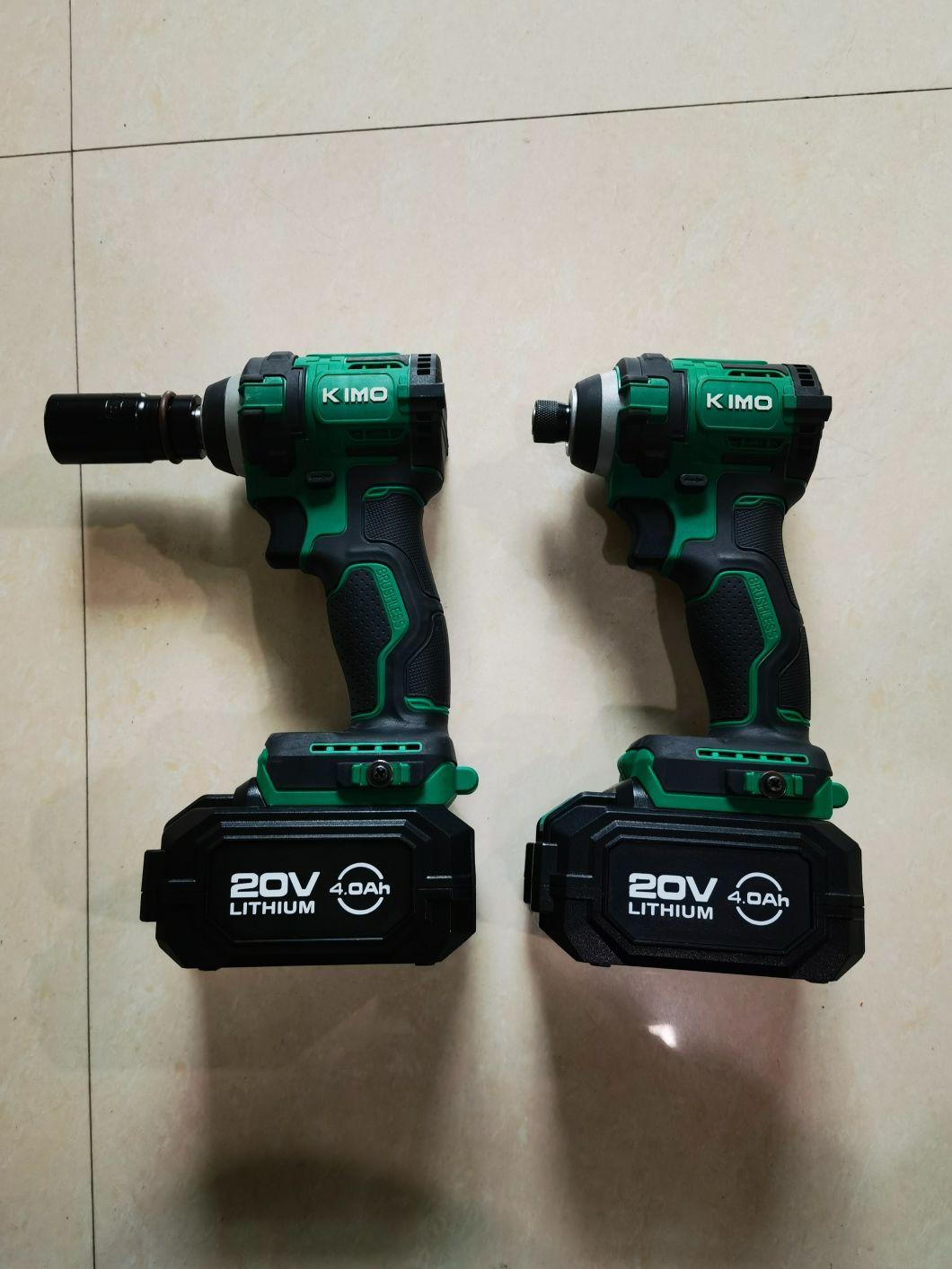 Brushless Motor 1/4" Light Weight Compact Body Cordless Impact Driver