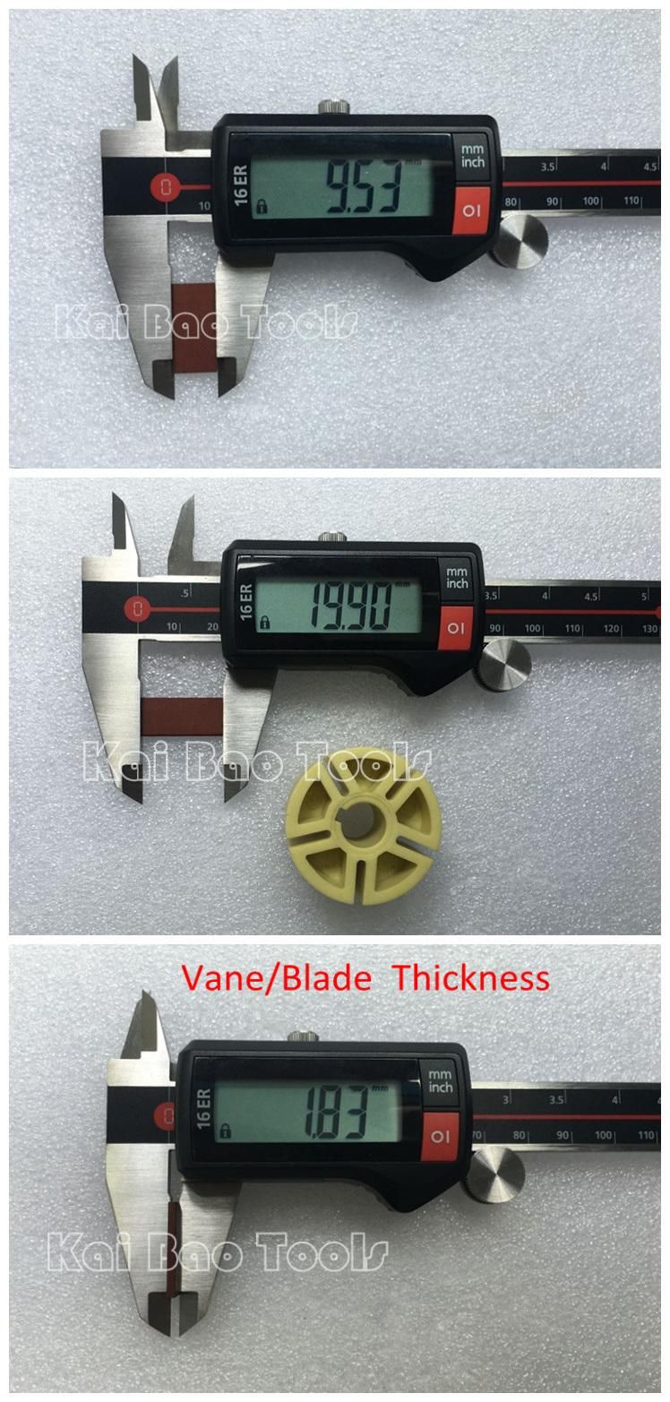Air Sander Rotor Vane Rotor Blade