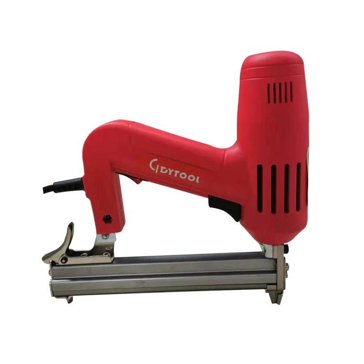 Powerful 1800W Ga. 20 Medium Crown Electric Stapler Chinese Electric Staple Gun Power Nail Gun Electric Stapler Gdy-Ej1022A
