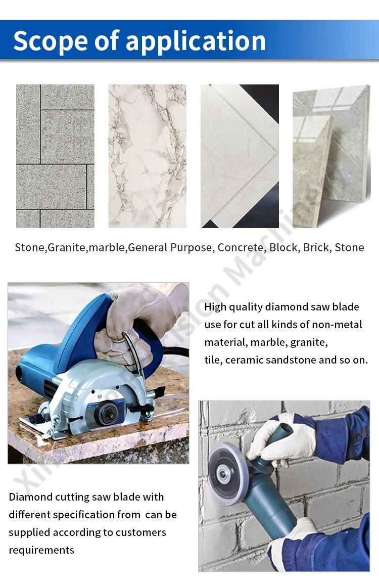 Diamond Cutting Disc Concrete Diamond Blades 110mm Granite Cutting Blade