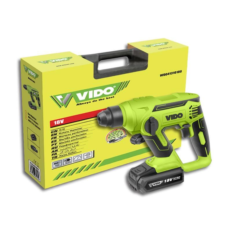 Vido Power Tools 18V 16mm 1.3j Rotary Hammer Drill