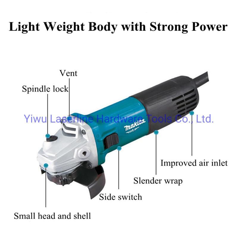 Original Makita 100mm (4") M9509b 850W Electric Grinder Grinding Machine Portable Electric Angle Grinder