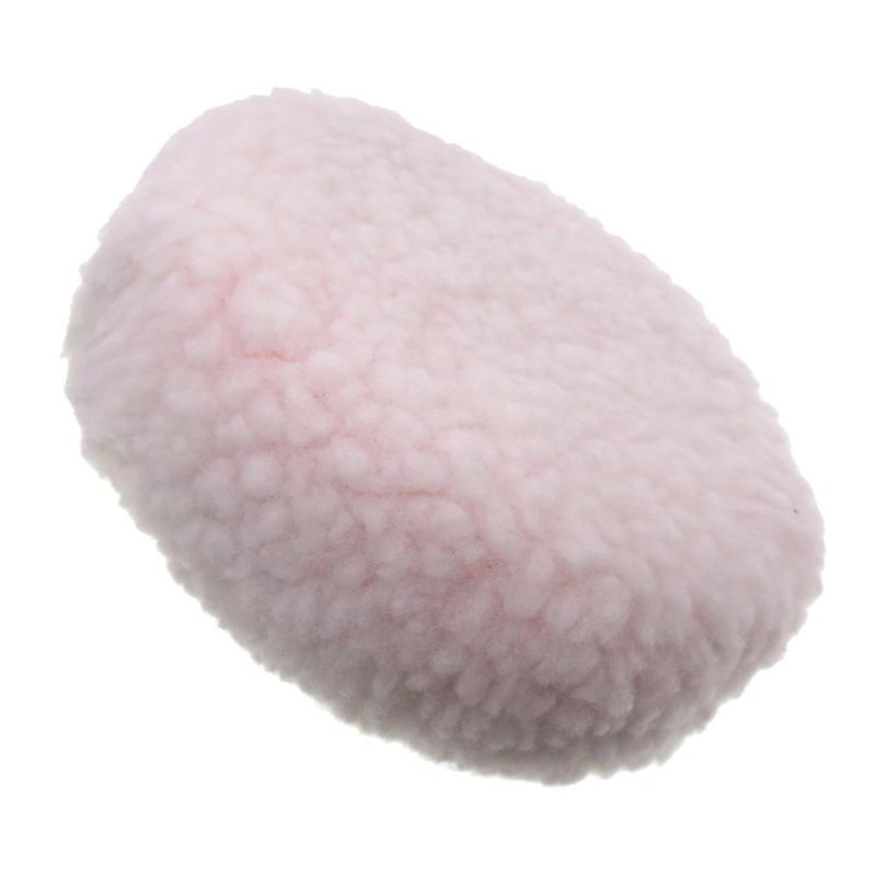 Cross-Border Supply 5-6 Inch White Car Waxing Cloth Microfiber Polishing Waxing Set Car Cleaning Beauty