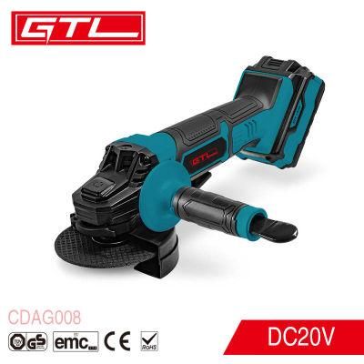 18V Portable Grinding Machine Electric Power Cordless Angle Grinder (CDAG008)