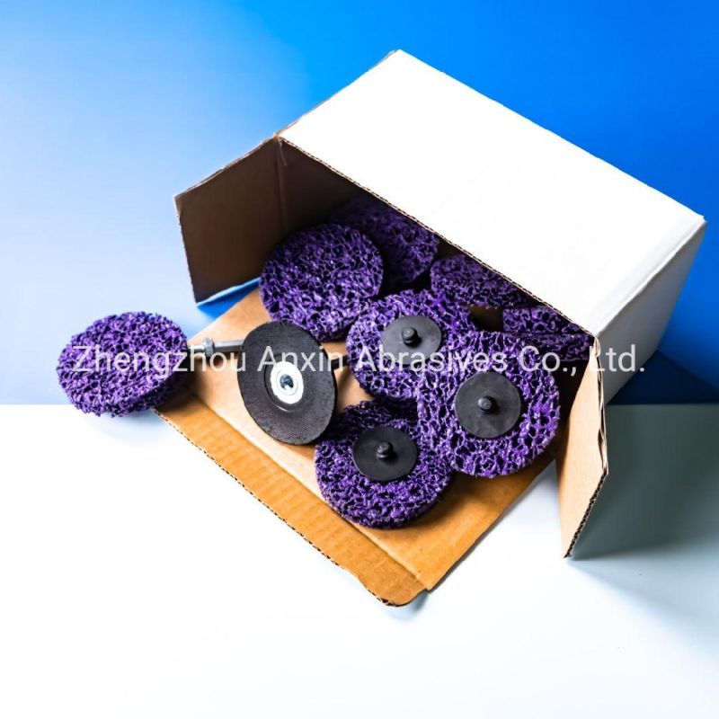 2" R Type Purple Color Strip It Cleaning Paint Removing Quick Change Disc