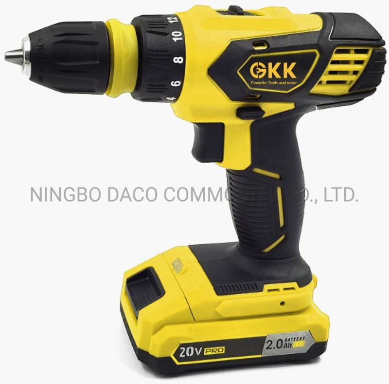 High-Quality 20V 1300mAh Lithium Battery Cordless Drill Electric Tool Power Tool