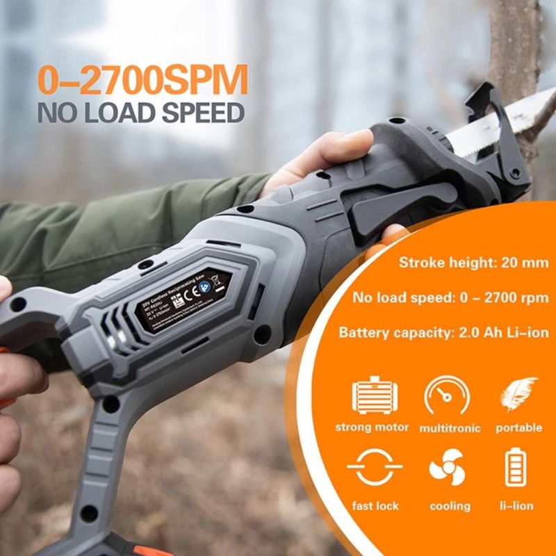 Wholesale Mxtovel 20V Lithium Battery Power Professional Reciprocating Saw Cordless