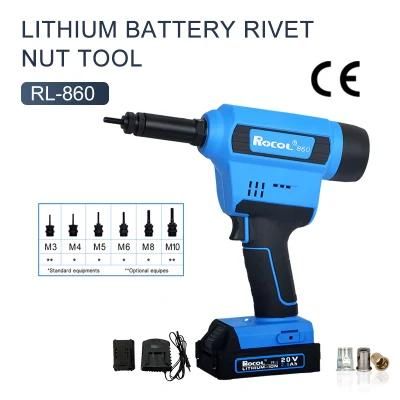 Industrial Fastener Type M3-M10 Brushless Motor Cordless Rivet Nut Tool