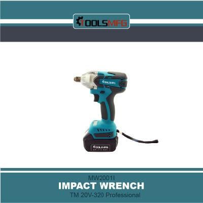 Toolsmfg 20V Professional 320n. M Impact Electric Cordless Wrench Manufacturer