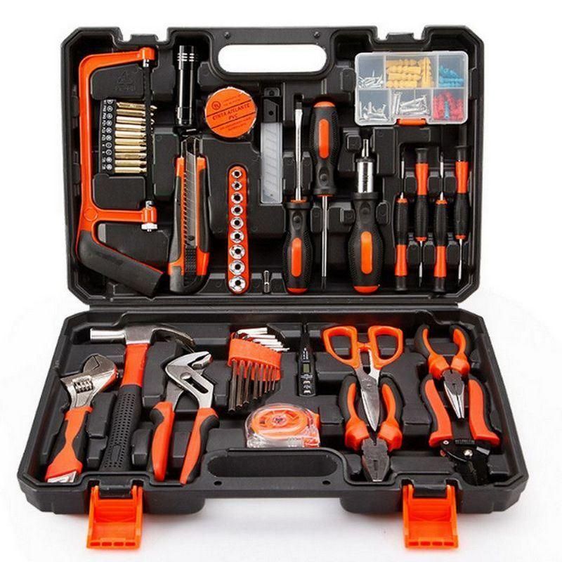 Professional Electric Power Combo Household Tool Set, Tool Set with Cordless Power Drill