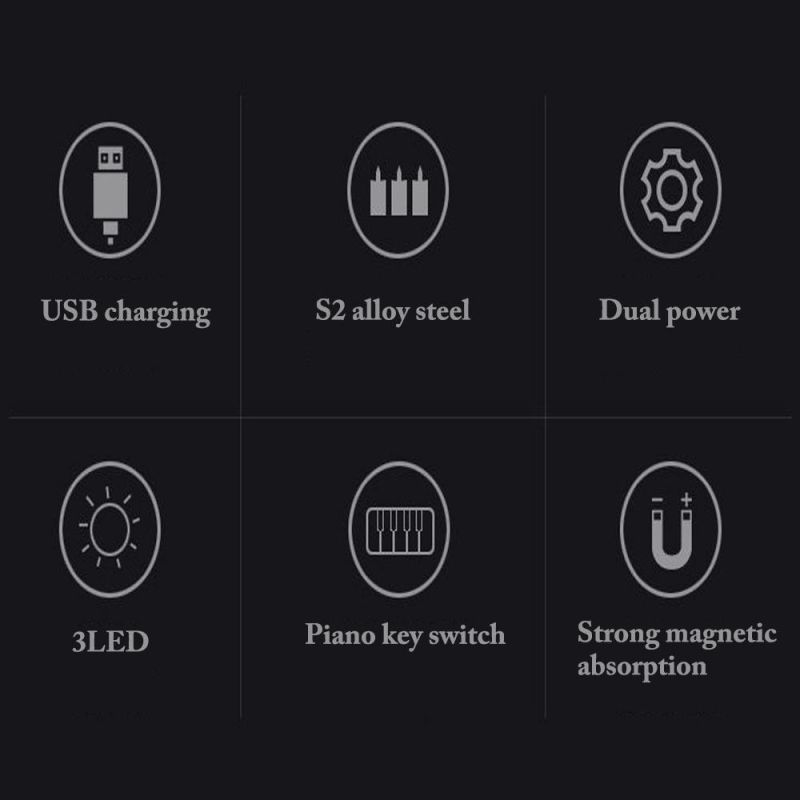 20 in One Precision Screwdriver Set Lithium Precision Electric Screwdriver Portable All Aluminum Charging Maintenance Mobile Phone Dismantling Tool Set