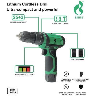 Hypermax 12V Li-ion Screwdriver Lithium Battery Cordless Impact Drill