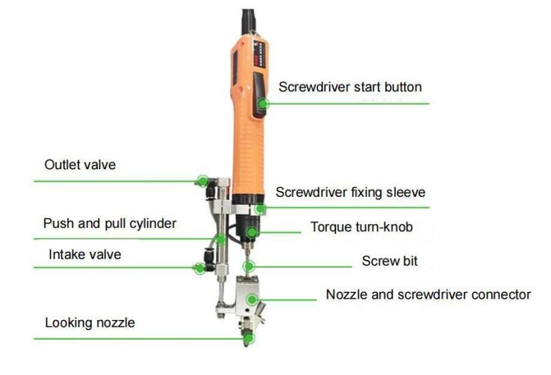 Handheld Automatic Screw Feeder Electric Screwdriver Machine for Production Assembly Line