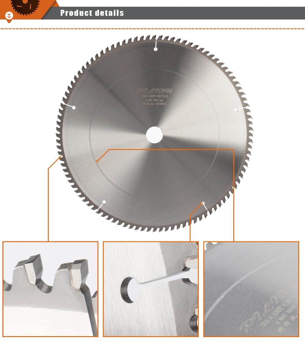 Tct Professional Grade Tungsten Carbide Saw Blades for Aluminum Cutting