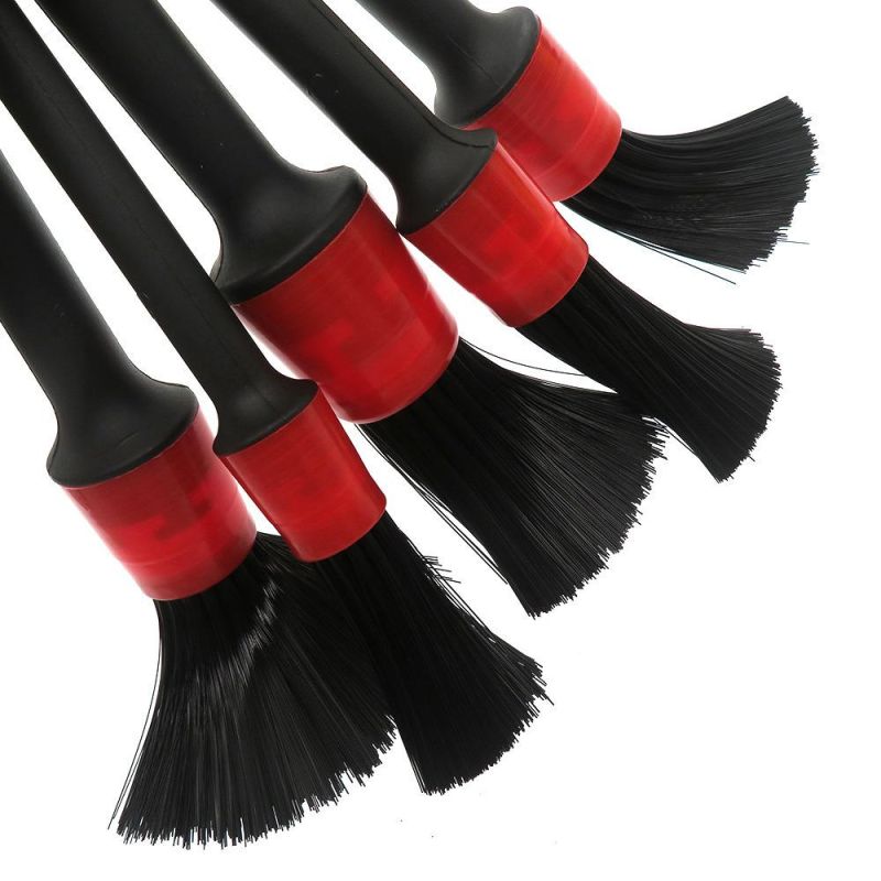 Cross-Border Supply of Car Beauty Cleaning Brush Multi-Function Detail Brush Crevice Brush Car Cleaning Detail Brush 5-Piece Set