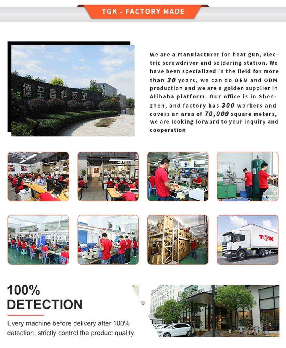 Tgk Adjustable Electric Tester Screwdriver with Power Controller for Production Line Assembly Tools EU Plug PS635