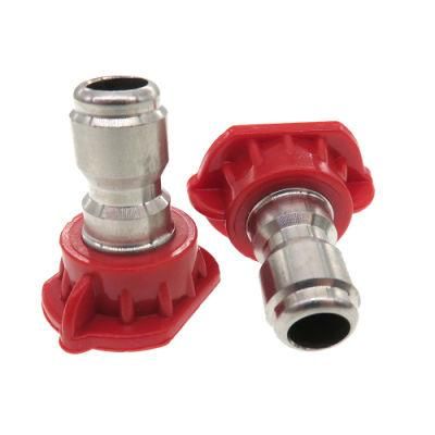 Cross-Border Supply Cleaning Machine Water Gun Nozzle 0&deg; Straight Stainless Steel Nozzle Green High-Pressure Nozzle Spot