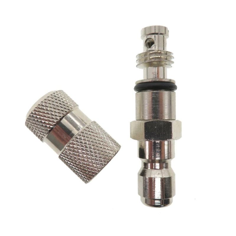 Cross-Border Supply Copper Nozzle 360 Metal Nickel-Plated High-Pressure Cleaner 1/4 Inch Quick-Connect Water Gun Nozzle
