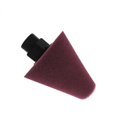 Cross-Border Supply 75mm Jujube Red Car Wheel Sponge Brush Polishing Disc Wheel Steel Ring Waxing Sponge Wheel