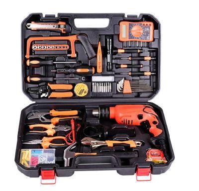 Professional Custom 100PCS Power Hand Tools Electric Drill Household Auto Car Repairing Tool Kit Box Set