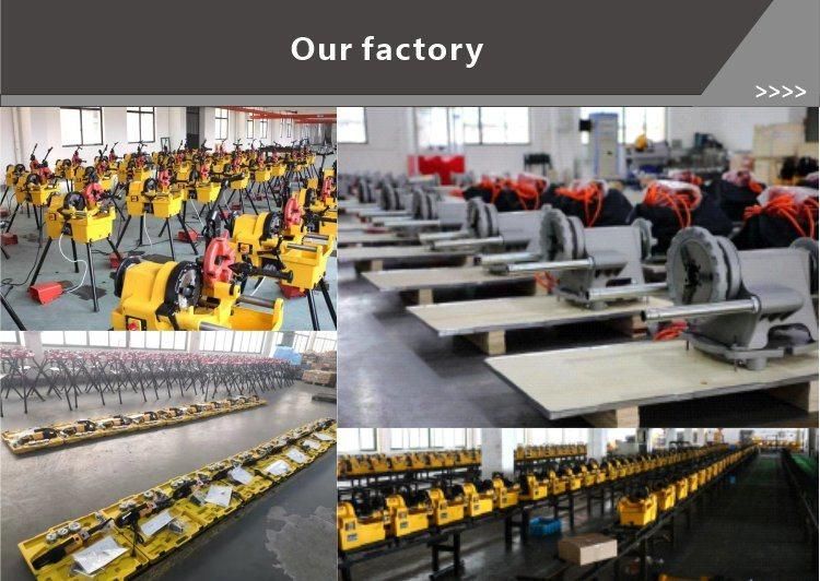 Hand-Held Powerful Portable Power Drive Pipe Thread Rolling Machine Hongli Sq30-2c