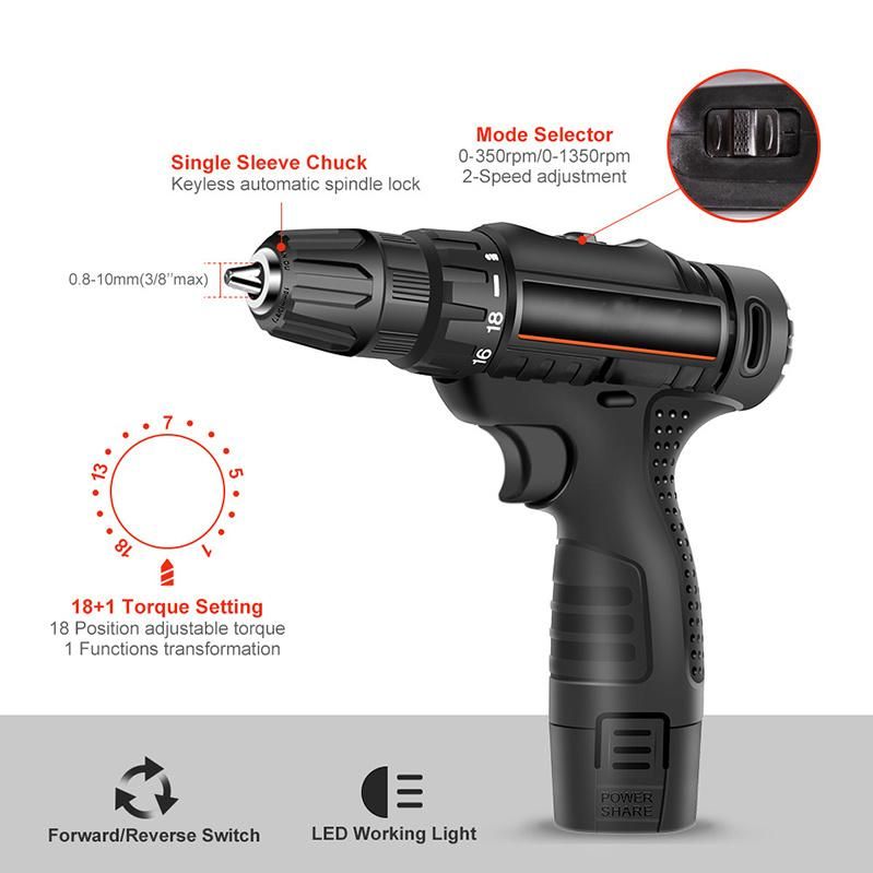 Electric Drill Nail Hand Portable Held Rock Medical Cordless Price 35000 Rpm Kit Ground Hammer Machine Small Mini Power Drills