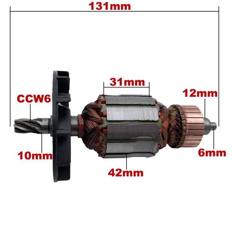 AC220V-240V Armature Rotor Anchor Replacement for Hitachi Roatry Hammer