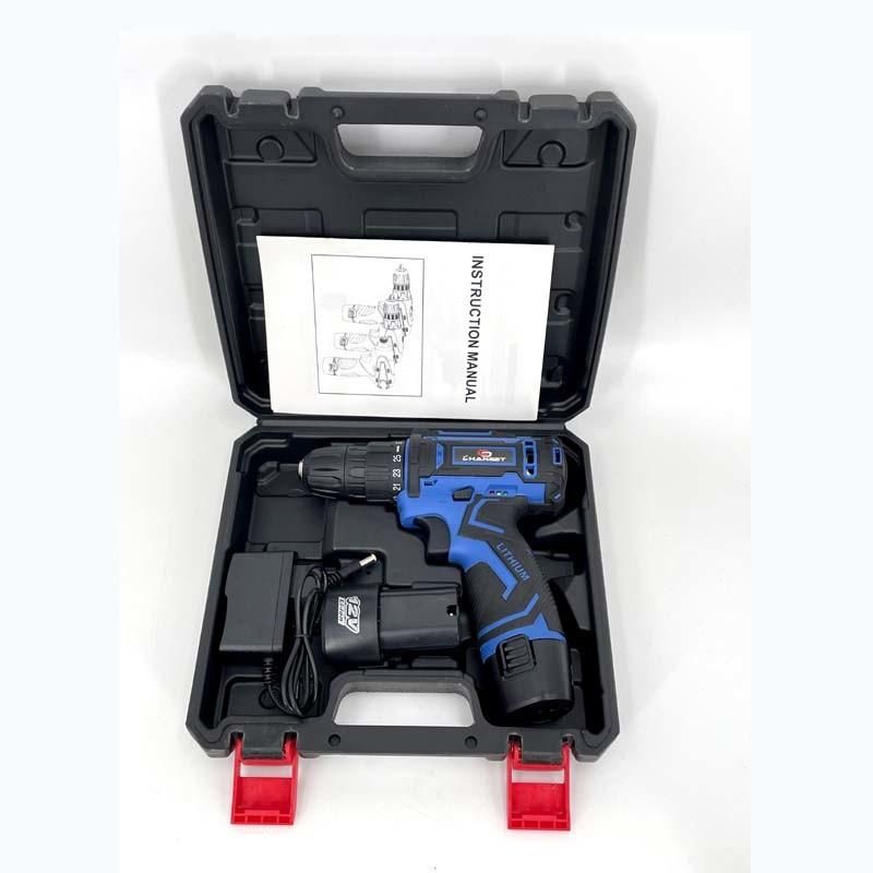 Cg-2013blue Double Speed 12V 16.8V 21V Li-on Lithium Battery Professional Manufacturer Hand Rechargeable Forward and Reverse Impact Cordless Drill