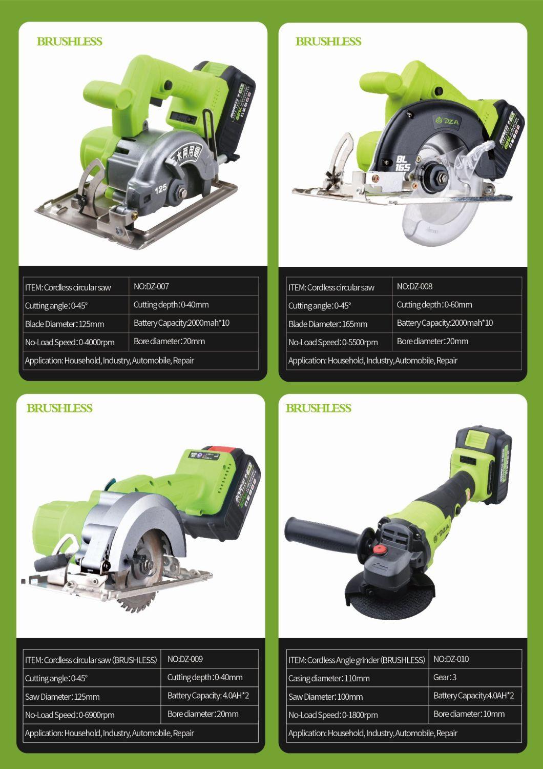 China Factory 21V Brushless Lithium Electric Drill Set