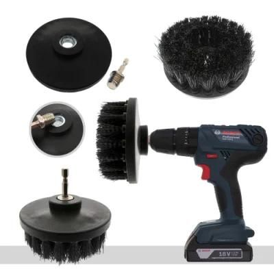 4 Inch Hollow Rodless M14-2 Electric Cleaning Brush Black Disc Brush Cleaning Brush