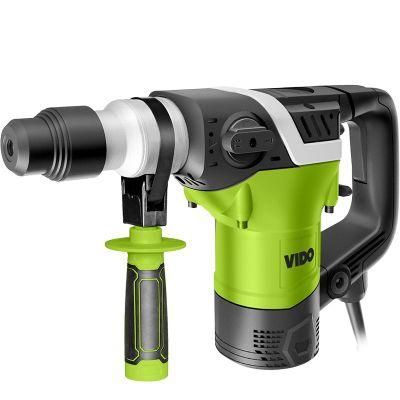 Vido 1500W 36mm SDS Plus Hammer Drill for Concrete Work Metal Work Wood Work