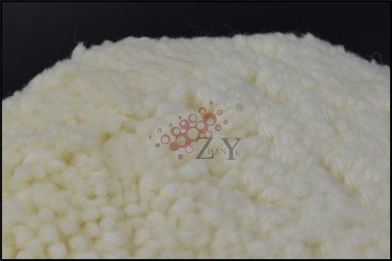 Medium Quality 8 Inch Single Sided Wool Compounding Pad