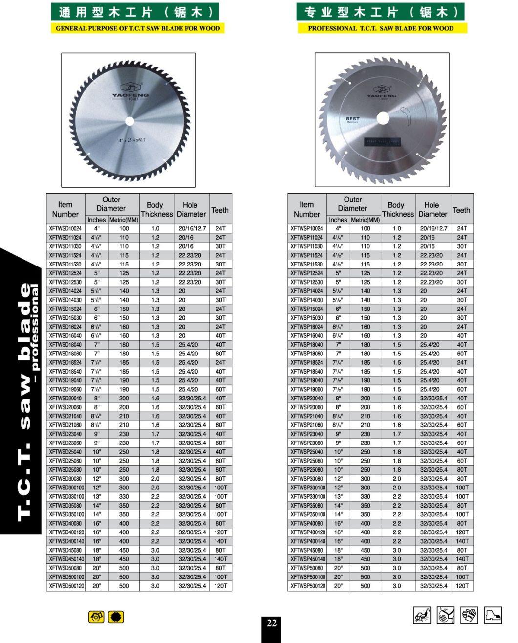 Europe Market 4-1/4′′ 30t Silver Brazed Tct Circular Saw Cutting Blade Circular Saw Blade for Cutting Acrylic W