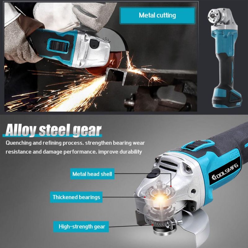 Toolsmfg 20V Brushless Cordless Electric Angle Grinder