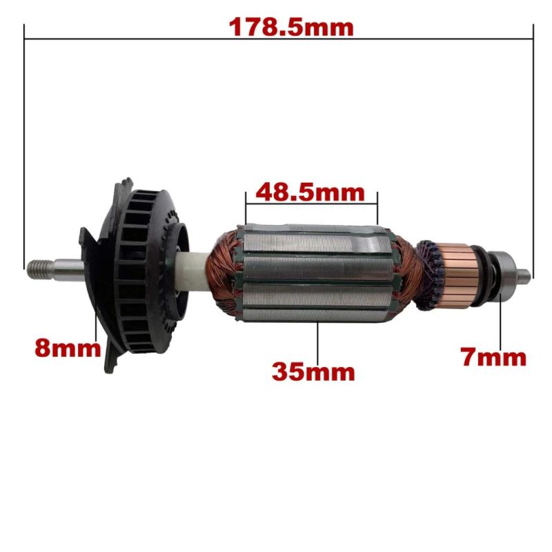 AC220V-240V Armature Rotor Anchor Replacement for Dewalt Angle Grinder