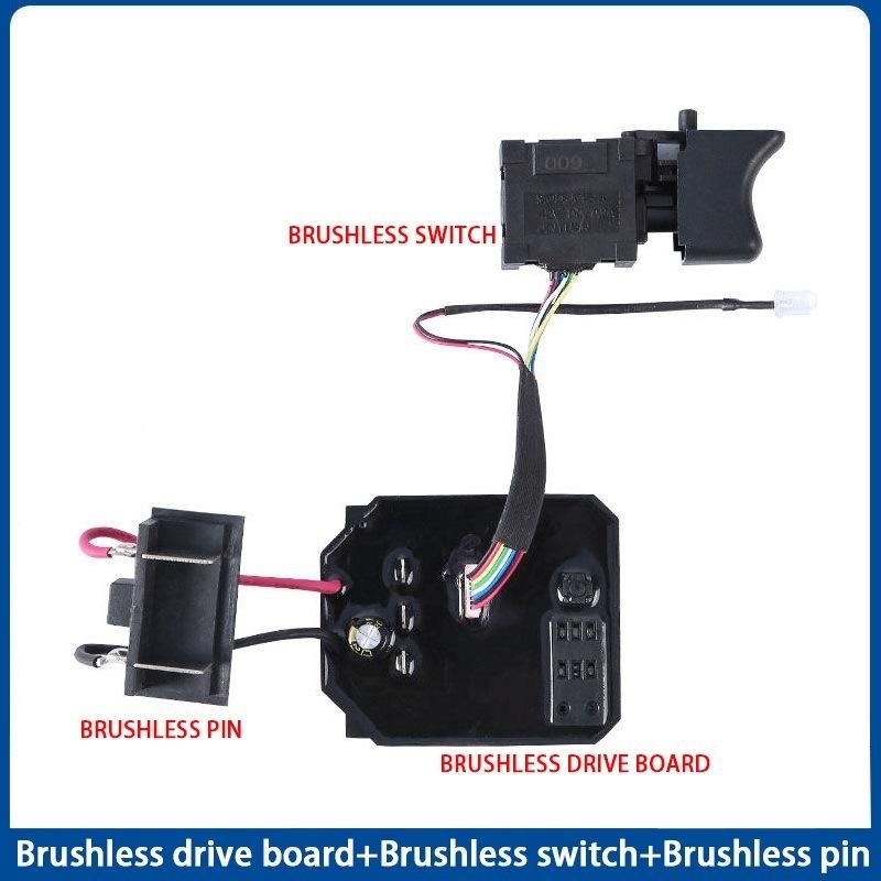 Electric Wrench Brushless Motor Assembly, Control Board a Set 4PCS