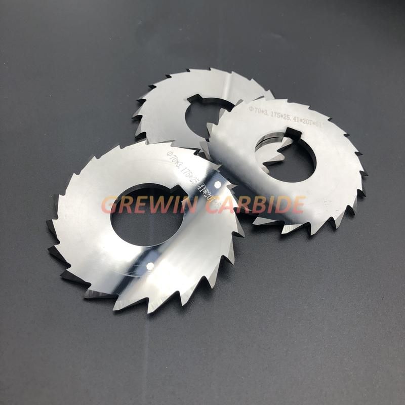 Gw Carbide Cutting Tool-Tungsten Carbide Slitting Saw Blade Disc Cutter