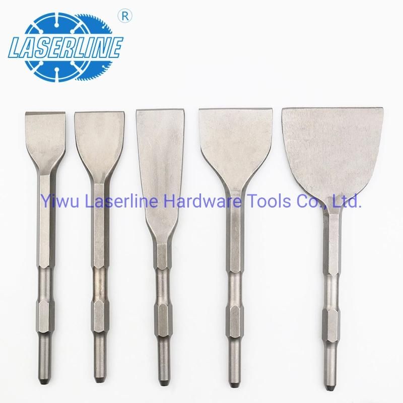 Hot Selling Good Quality with Favouriable Price 40cr Flat Point Pneumatic or Air Hammer Hex Shank Chisel